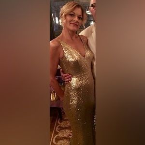 Gorgeous gold sequin dress.  Purchase at Nordstrom.